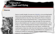 Encyclopedia of Death and Dying